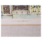 *SIGNED* Brilliant Fine Art European Landscape Print - Place de la Concorde