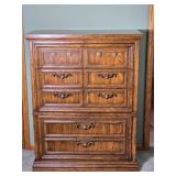 Burlington House Furniture Vintage Hardwood Dresser