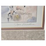 *SIGNED* Fine Art Naturalist Watercolor Print Pair - Joyce Kamikura - Just Beginning / Drifting