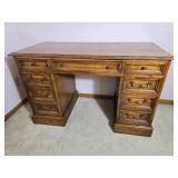 Traditional Executive Style Partner Desk with Chair