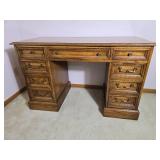 Traditional Executive Style Partner Desk with Chair