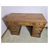 Traditional Executive Style Partner Desk with Chair