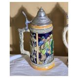 Collection of Decorative German Beer Steins