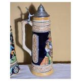 Collection of Decorative German Beer Steins