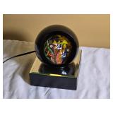 *SIGNED* Studio Art Glass Illuminated Aquarium Art Glass Orb