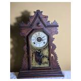 Antique Ingraham Gingerbread Kitchen Clock