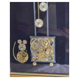 Framed Steampunk Inspired Clockwork Wall Art
