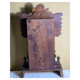 Antique Eastlake Style Walnut Mantel Clock