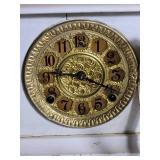 Antique White Painted Victorian Style Mantel Clock