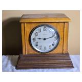 Antique Ingraham Wooden Mantel Clock