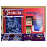 Glass and Depression Era Collector Reference Book Collection