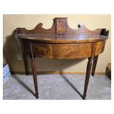 Antique Federal Style Inlaid Console Table