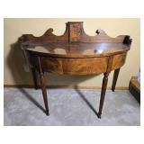 Antique Federal Style Inlaid Console Table