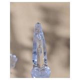 Pair of Crystal Cherub Candelabra Candle Holders