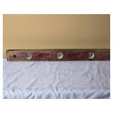 Vintage Wooden Carpenter Level