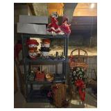 Miscellaneous Christmas Decoration Collection - Sleds / Wreath / Snowman Baskets