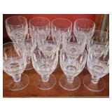 Waterford Crystal Colleen Pattern Wine Glasses 12 Count