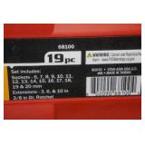 Titan 19-Piece VDE Insulated Metric Socket Set - 3/8" Drive