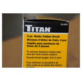 Titan Crevice & Brake Caliper Brush Sets and Steel Wire Brush