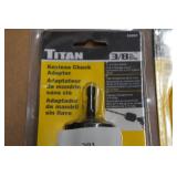 Titan Keyless Chuck Adapter/Step Drill Bit Set/Stubby Socket Adapter Sets