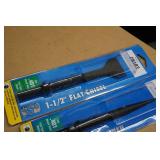 Grey Pneumatic 1-1/2" Flat Chisel, Tapered Punch & Spring Retainer CH989