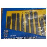 Grey Pneumatic General Service Impact Chisel Set
