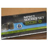 Grey Pneumatic 3/8" Drive 13-Piece Metric Impact Driver Set