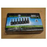 Grey Pneumatic 3/8" Drive 7-Piece Metric Hex Impact Driver Set