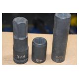 Assorted Grey Pneumatic Impact Sockets