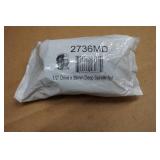 Grey Pneumatic 1/2" Drive x 36mm Deep Spindle Nut