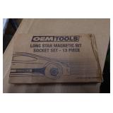 OEM Tools 13-Piece Long Star Magnetic Bit Socket Set