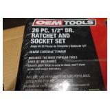 OEM Tools 26-Piece 1/2" Drive Ratchet & Socket Set