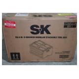 SK Tools SK03102 20.5" 3-Drawer Modular Stackable Tool Box