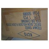 Chrome Floor Standing Sign Holder 22"x28"