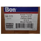 Bon 13"x5"/12"x5" Square End Finish Trowels