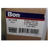 Bon Cobble Circle Paper Stencil - 5