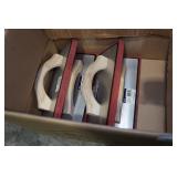 Bon 12"x5" Aluminum Back Red Rubber Floats