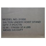 Omega Lift 31500 3/4-Ton Under Hoist Stand without Foot Pedal