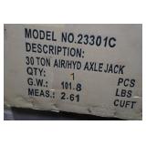 Omega Lift 23301C 30-Ton Air/Hydraulic Axle Jack