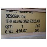 Omega Lift 22100C 10-Ton Hydraulic Long Chassis Service Jack
