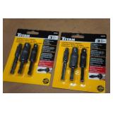 *2* Titan 3-Piece Locking Socket Adapter Sets
