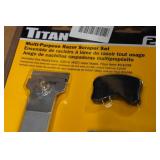 Titan Multi-Purpose Razor Scraper Set