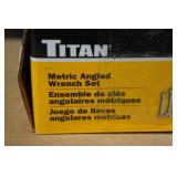 Titan 14-Piece Metric Angled Wrench Set