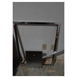 Chrome Floor Standing Sign Holder 22"x28"