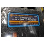 Astro Pneumatic 1023 9 Piece T-4 Handle Tamper Torx Wrench Set