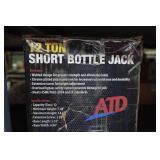 ATD 12 Ton Short Bottle Jack