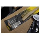Assorted Tools - Compasses, File Brush, Hammer
