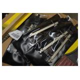 Assorted Tools - Compasses, File Brush, Hammer