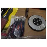 Assorted Tools - Compasses, File Brush, Hammer