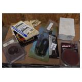 Assorted Tools - Pads, Carbide Wheels, Chamois, Test Light